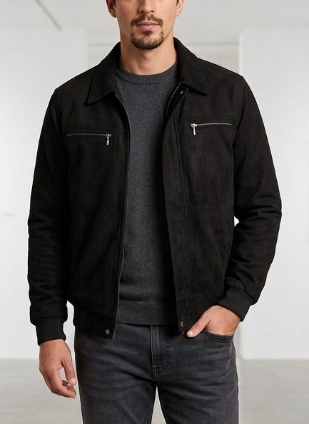 Chaqueta en Gamuza Sintética para Hombre